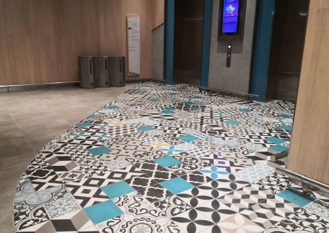 Gạch bông Secoin tại Siêu thị nội thất IKEA, Malaysia